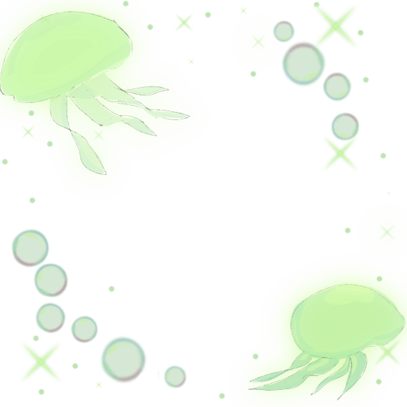 Light Green Jelly Decoration